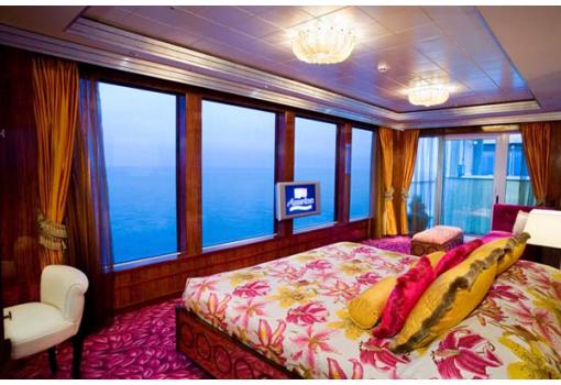 Dormitorio Panorámico de la Garden Villa. Solo para vosotros